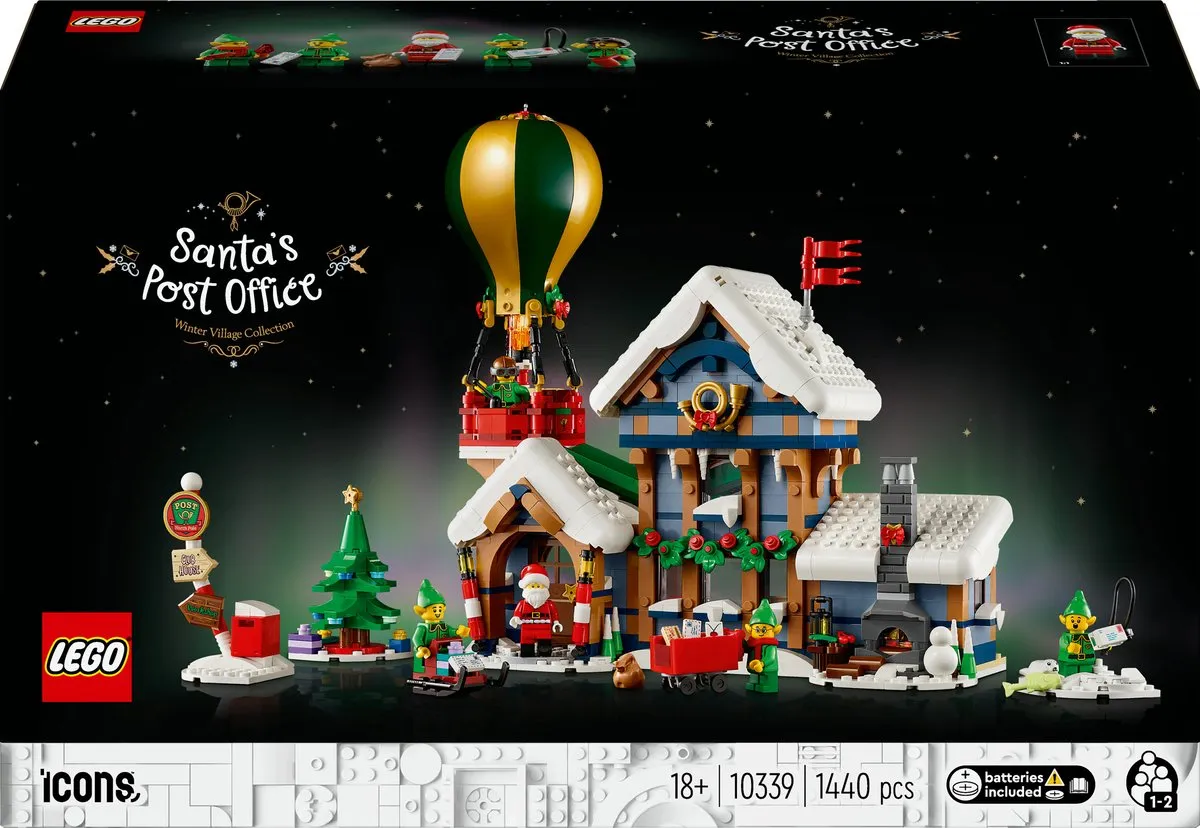 LEGO Icons 10339 Kerst Postkantoor van de Kerstman