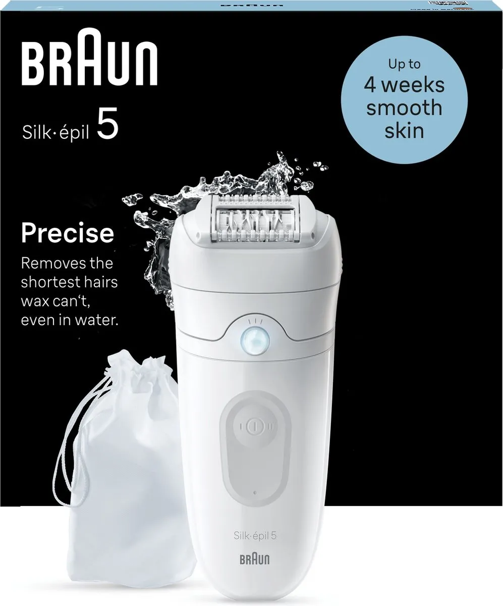 Braun Silk·épil 5 Epilator 5-011 - Wit/grijs