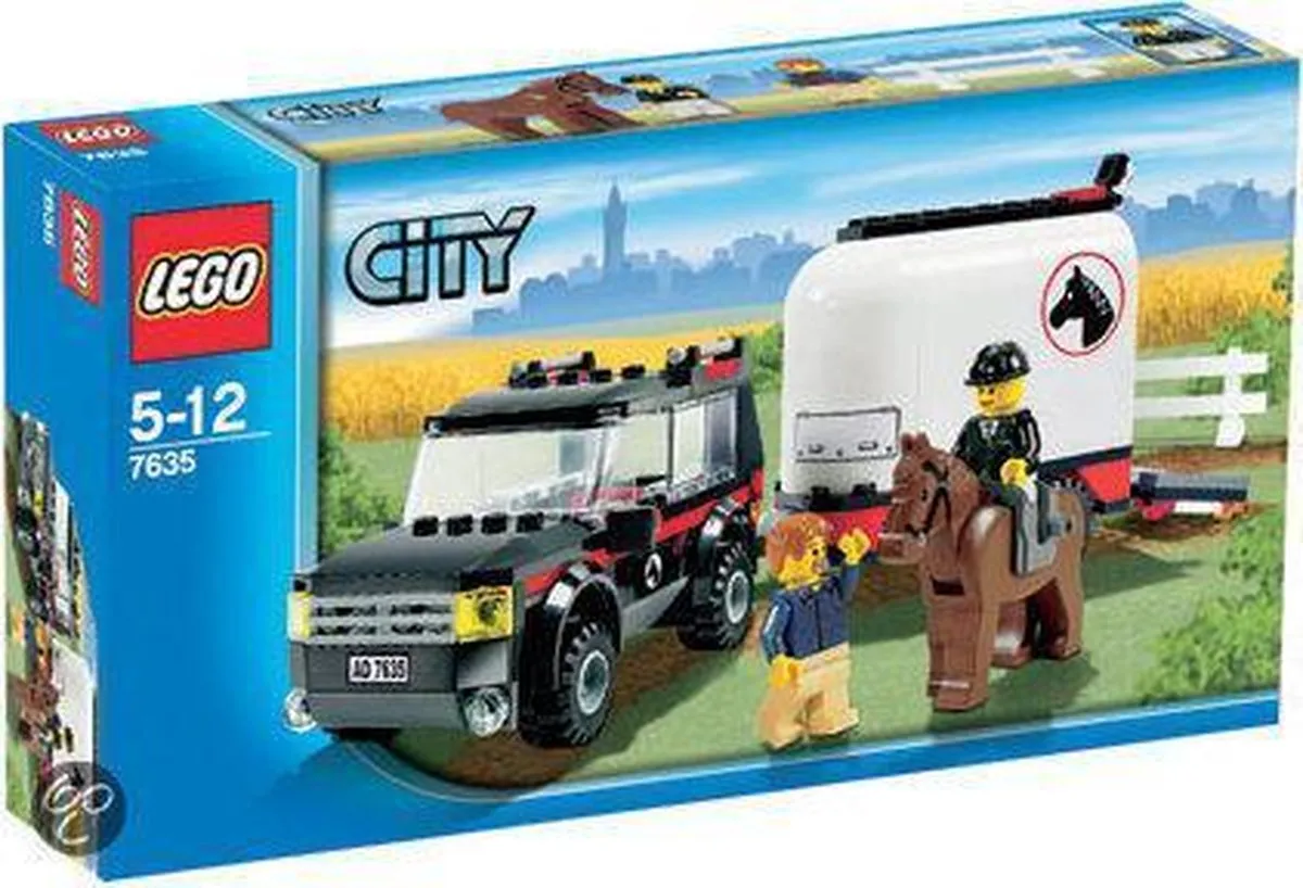 LEGO City Jeep met Paardentrailer 7635