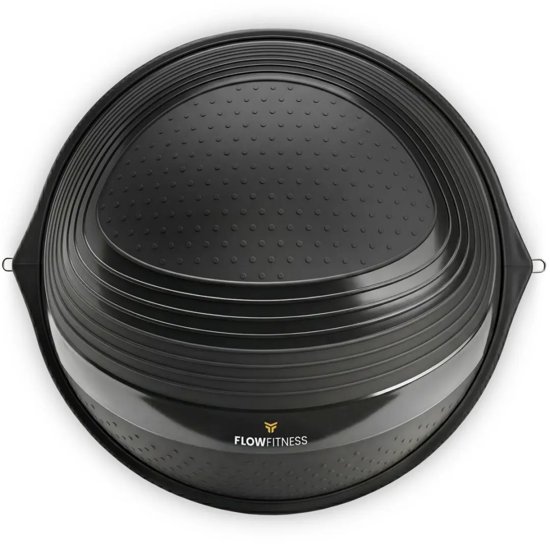 Flow Fitness Balanstrainer Pro 63cm - inclusief elastieken en pomp - Zwart