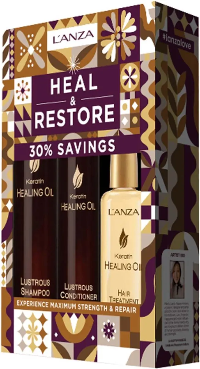 L'Anza Keratin Healing Oil Holiday Set