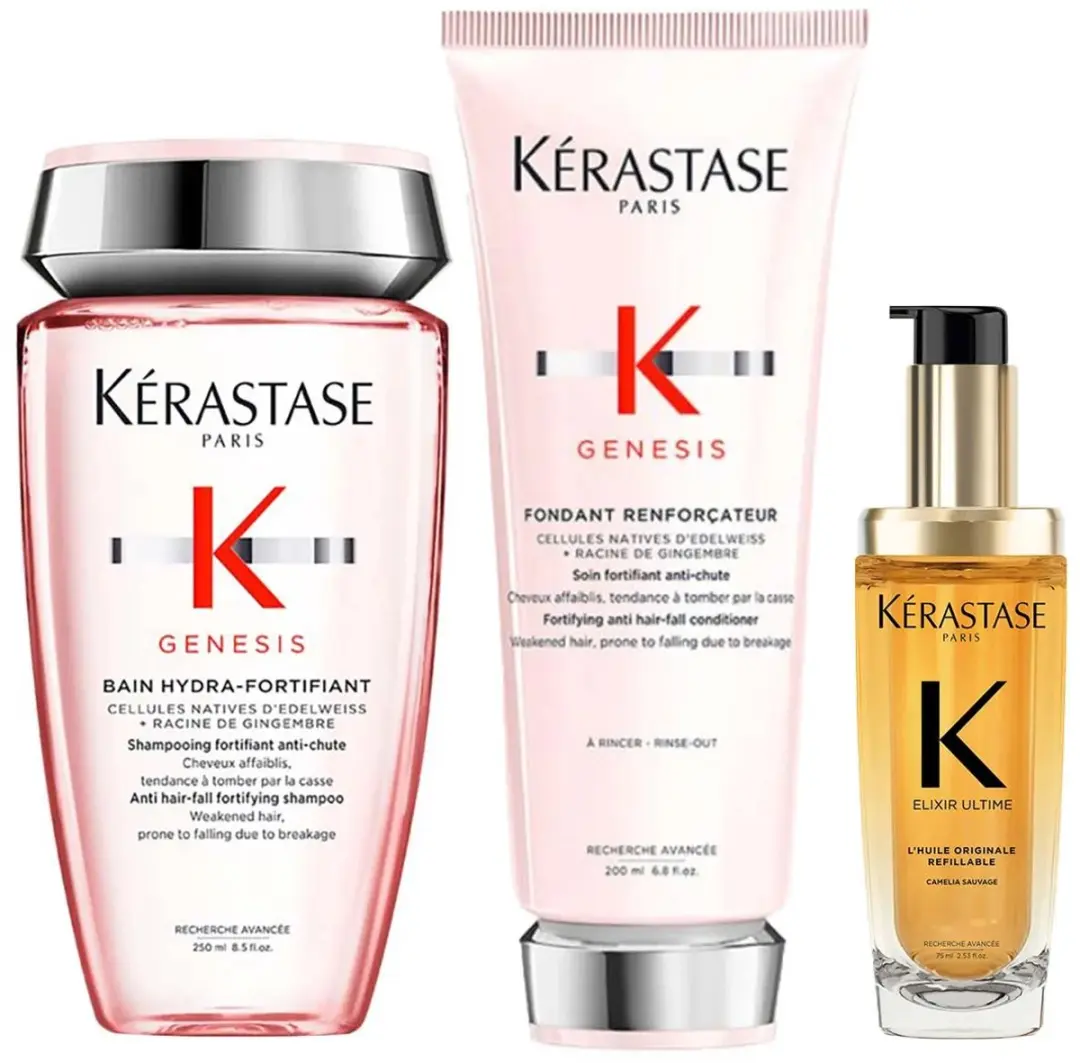 Kérastase Genesis Set - Shampoo 250ml + Conditioner 200ml + Haarolie 75ml