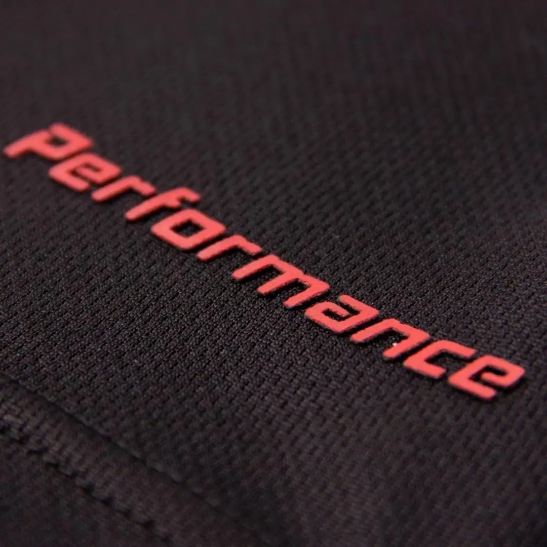 Gorilla Wear Performance T-shirt L - Zwart/Rood