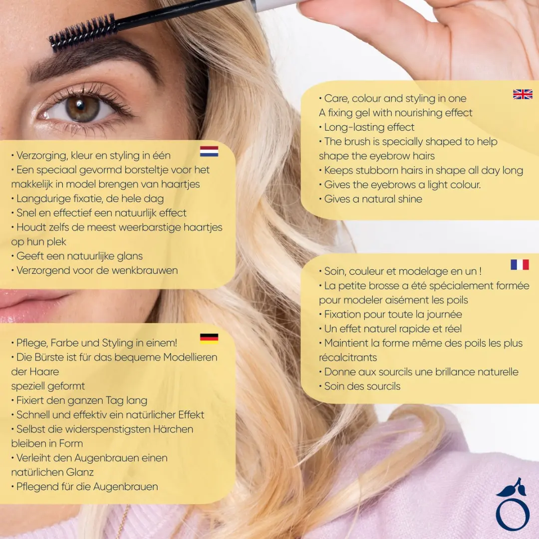 Herome Eye Care Wenkbrauwgel Donkerbruin 6ml - afbeelding 6 van 6