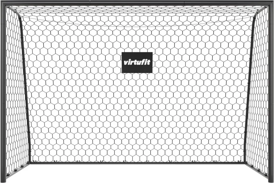 Virtufit Voetbaldoel Premium 300x200cm - Zwart