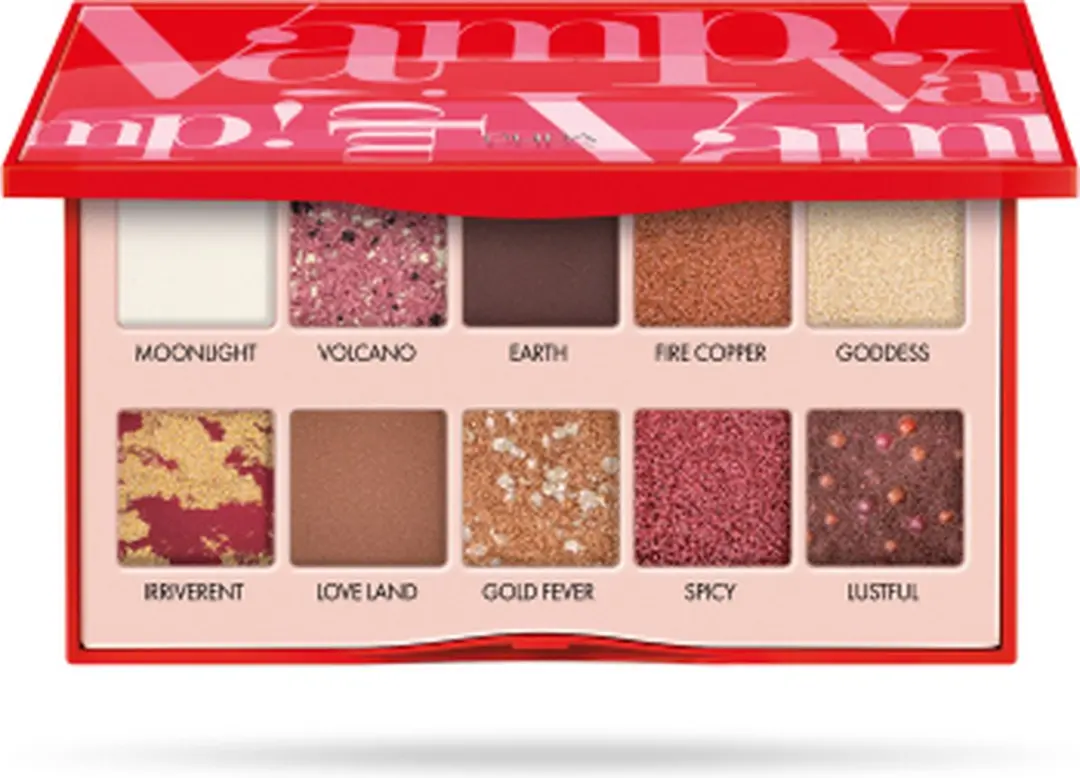 Pupa Milano Vamp! Palette Oogschaduw 001 Irriverent Red - 6,5 g