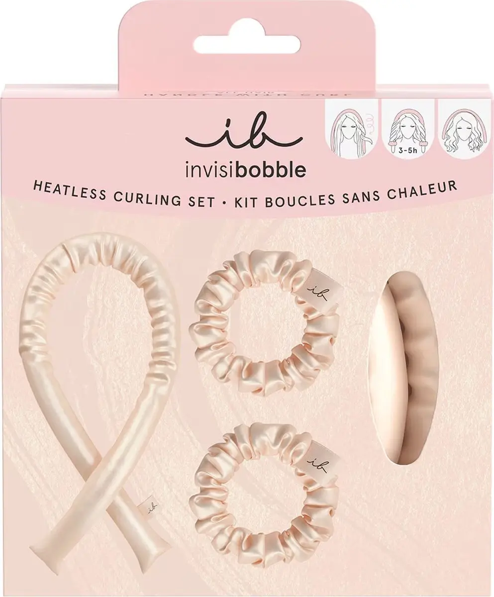 Invisibobble Heatless Curling Set - 3 Stuks Beige