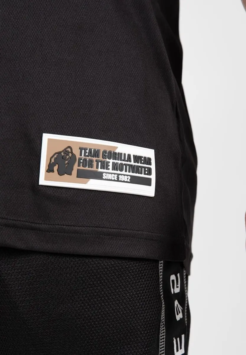 Gorilla Wear Trenton Football Jersey - Zwart/Goud S
