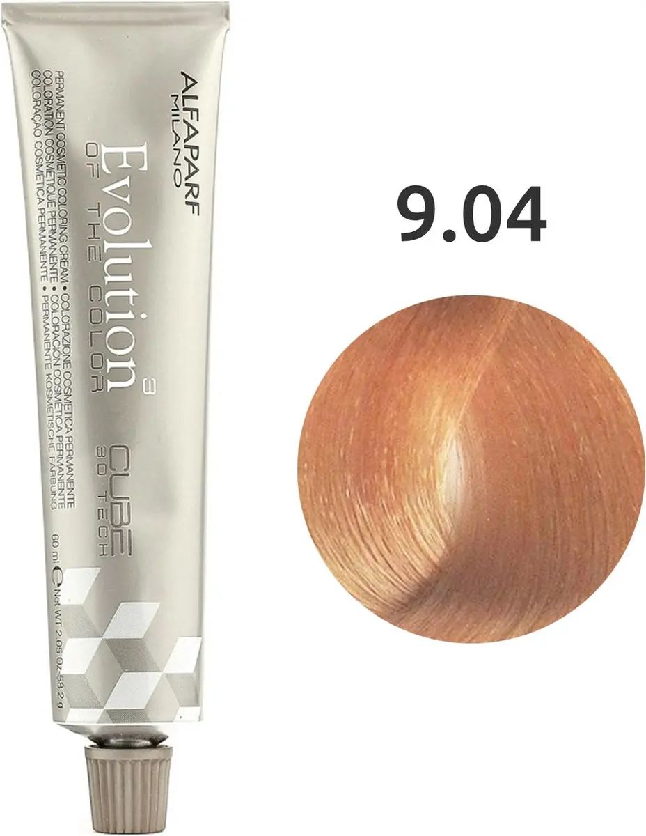 Alfaparf Milano Evolution of the Color 9.04 Permanent Haarkleuring 60ml - Zwart