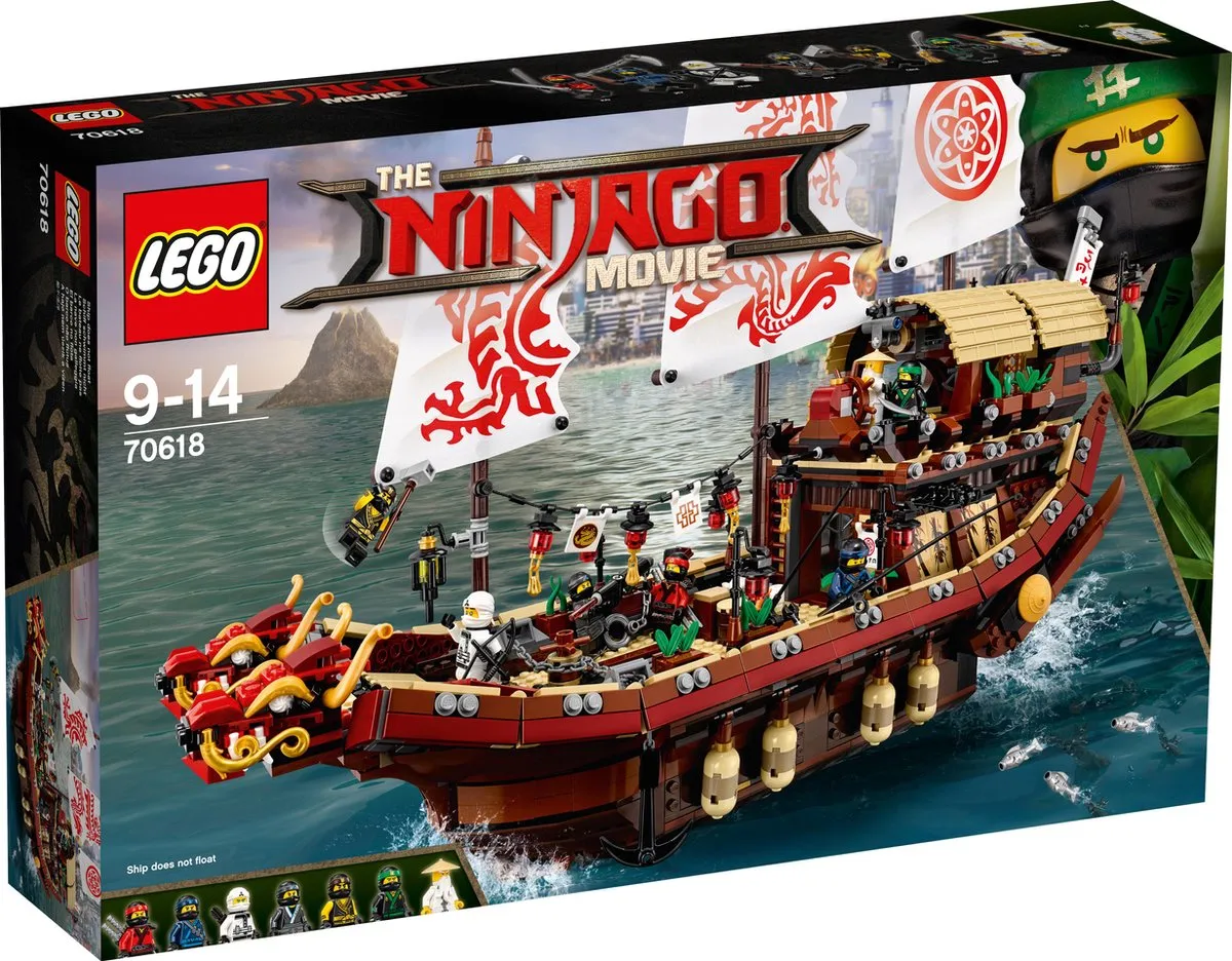 LEGO Ninjago Movie Destiny's Bounty 70618 - 2295 Stukken - 7 Minifiguren