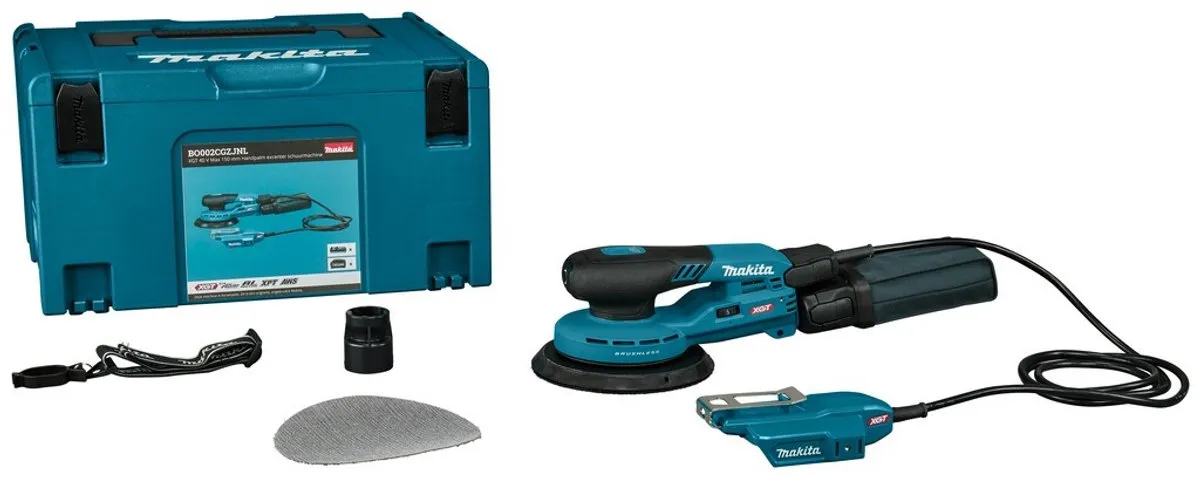 Makita XGT40 V Max BO002CGZJNL Handpalm Excenterschuurmachine