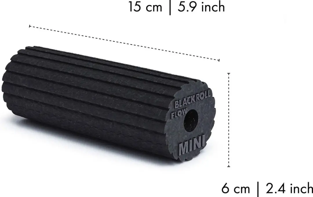 BLACKROLL Mini Flow Fasciarol 15x5cm - Triggerpoint - Zwart - afbeelding 6 van 6