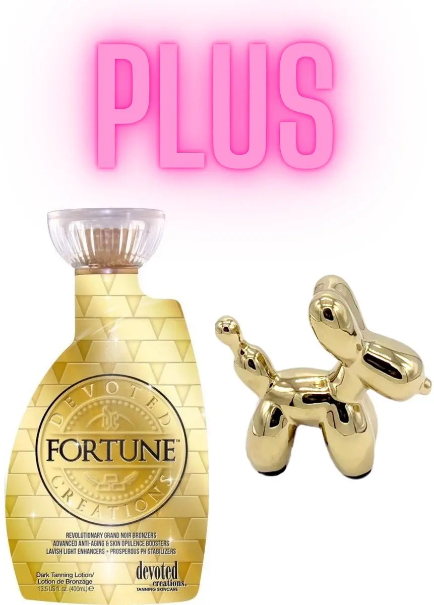 Devoted Creations Fortune Ballon Hond Goud 400ml
