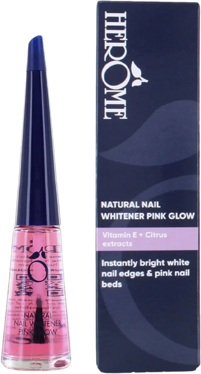 Herome Natural Nail Whitener Pink Glow 10ml