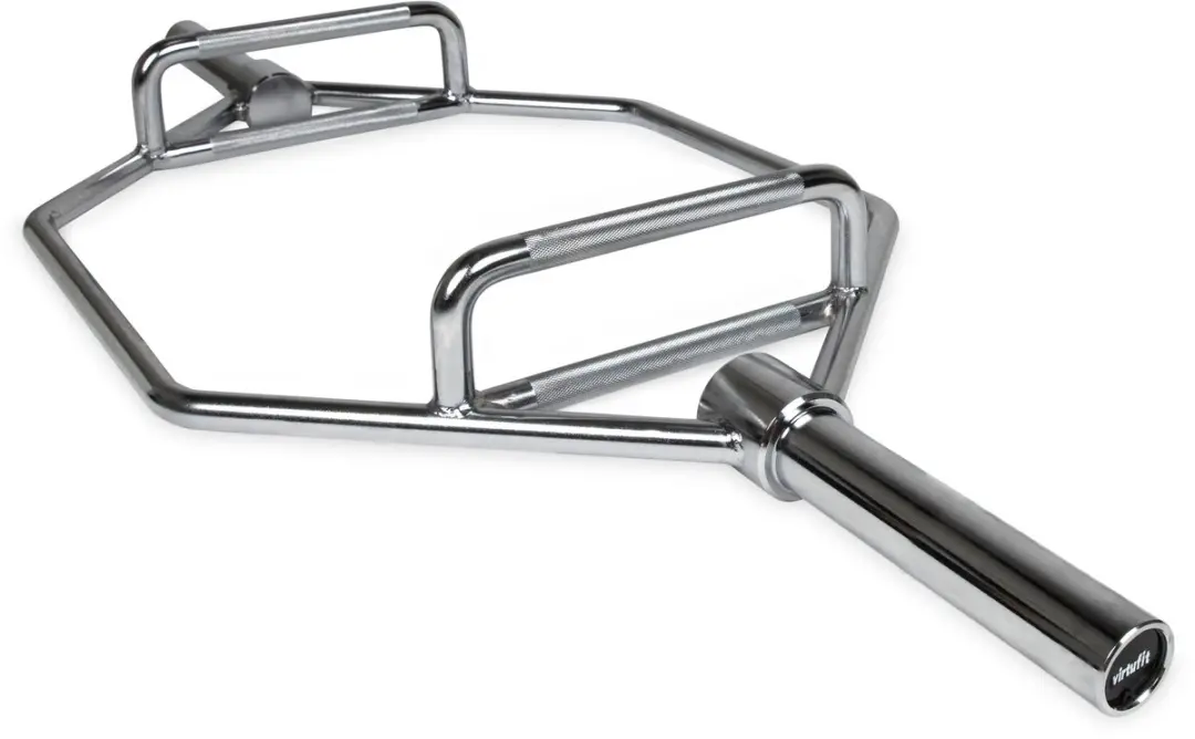 VirtuFit Olympische Hex Bar 140cm - 5cm - Zilver