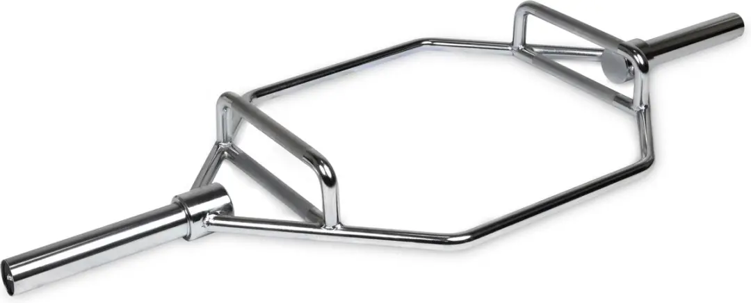 VirtuFit Olympische Hex Bar 140cm - 5cm - Zilver