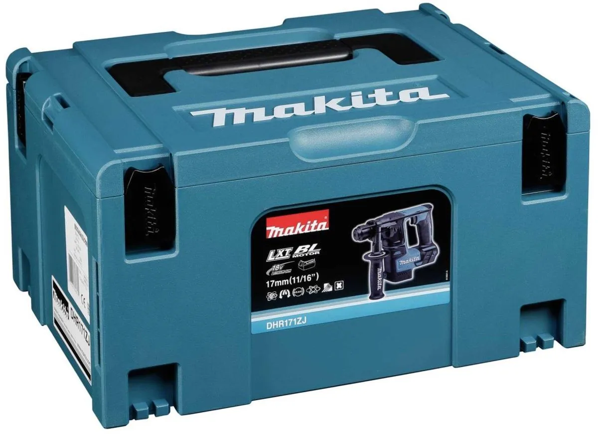 Makita DHR171ZJ Accu-boorhamer - 17mm Beton
