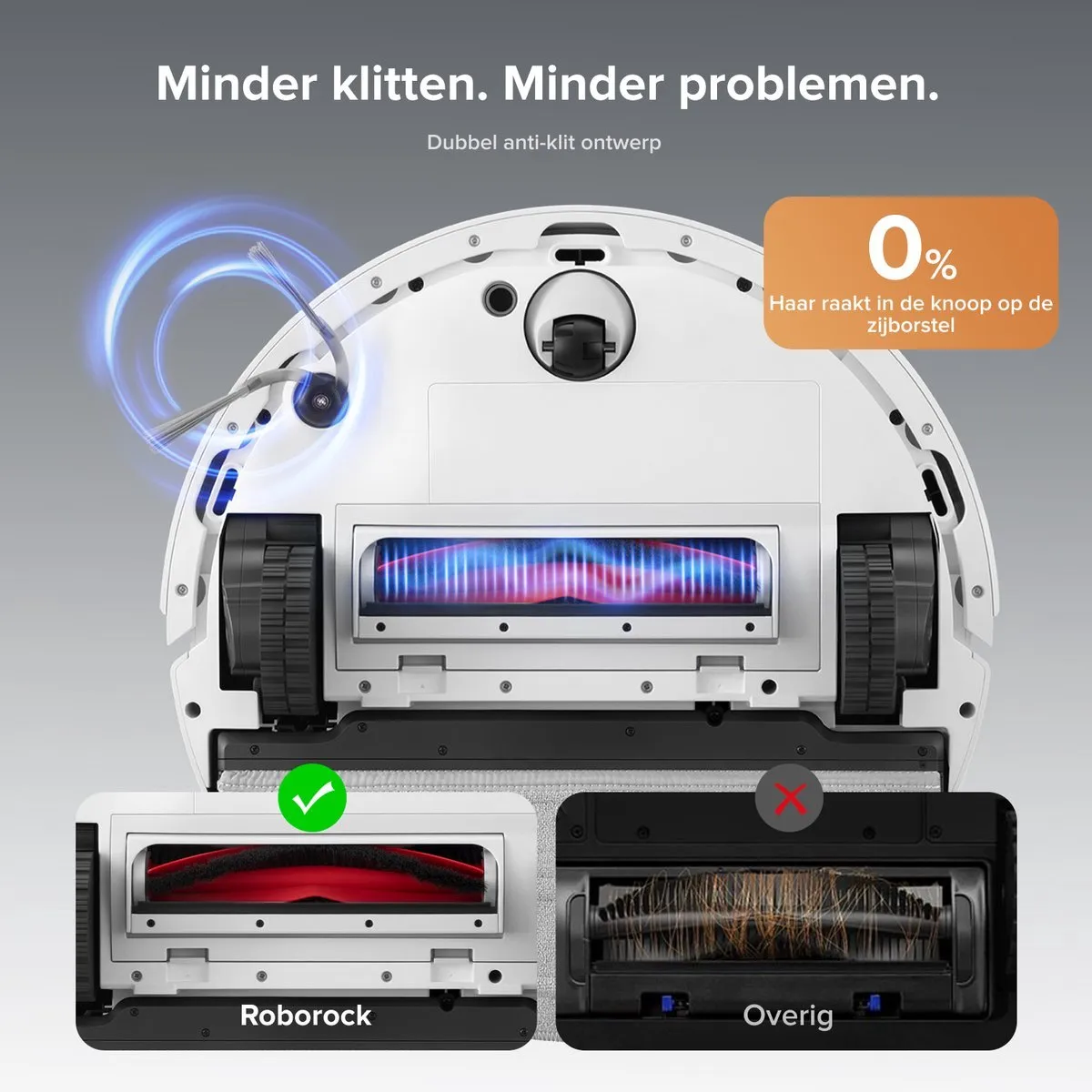Roborock Q10 S5+ Robotstofzuiger & Dweil - 10.000 Pa - Wit