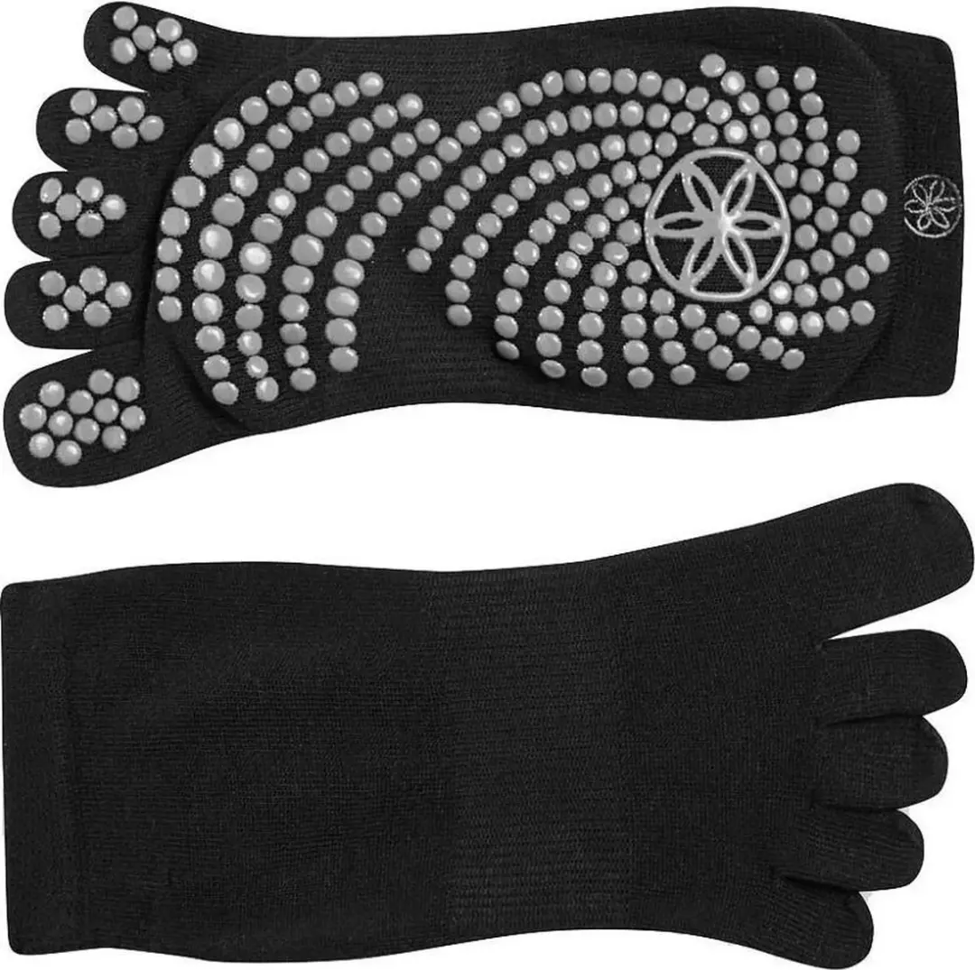 Gaiam Antislip Sportsokken Dames - Zwart - Maat 40-41