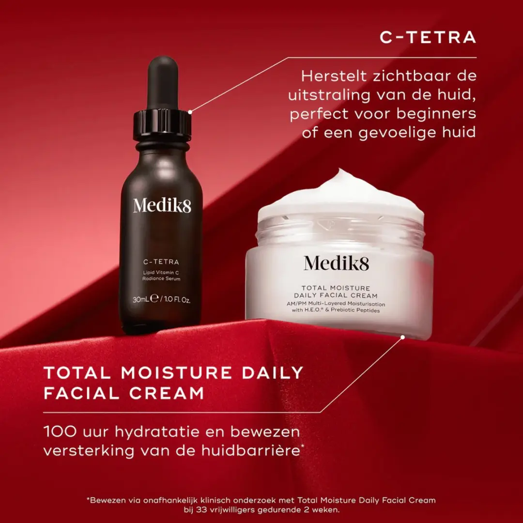 Medik8 C-Tetra + Total Moisture Daily Facial Cream 30ml