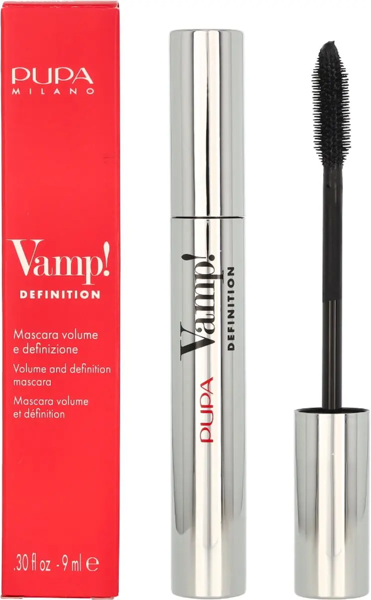 Pupa Milano Vamp! Mascara Definition Smoky Black - afbeelding 6 van 6