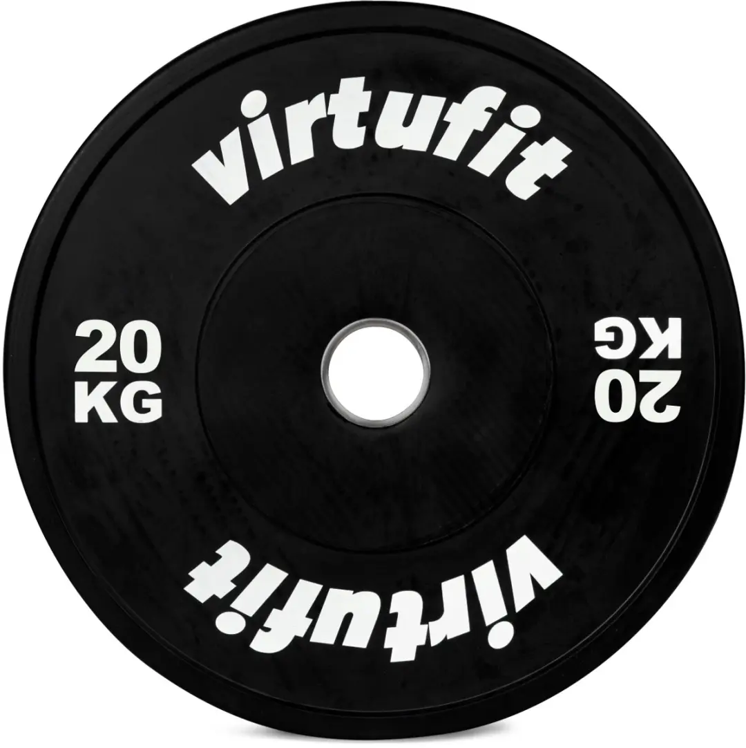 Virtufit Bumper Plate Set 100kg - 2x5/10/15/20kg - Zwart