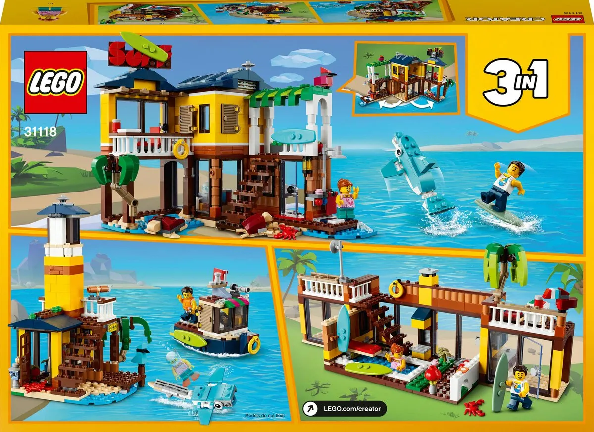LEGO Creator 31118 Surfer Strandhuis - Meerkleurig