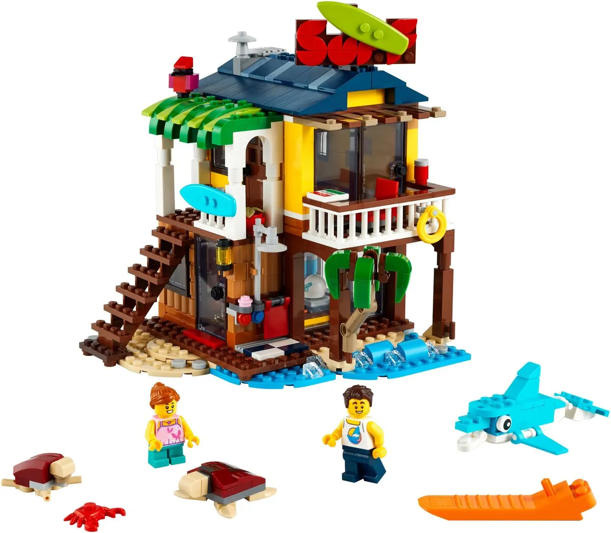 LEGO Creator 31118 Surfer Strandhuis - Meerkleurig - afbeelding 6 van 6