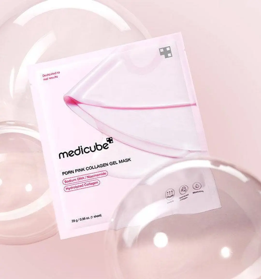 Medicube PDRN Pink Collagen Gel Mask - 4 Stuks