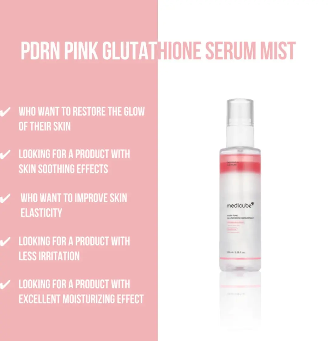 Medicube PDRN Pink Glutathione Serum 100ml - Verkoelend