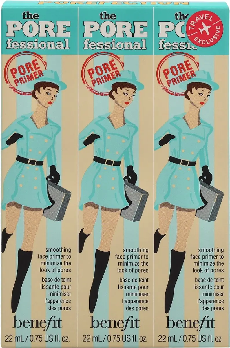 Benefit The POREfessional Travel Set 66ml - Transparant