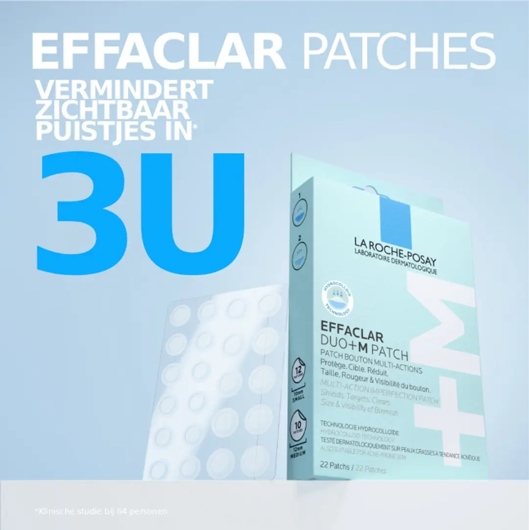 La Roche-Posay Effaclar Duo+M Acnepleisters - 22 Stuks