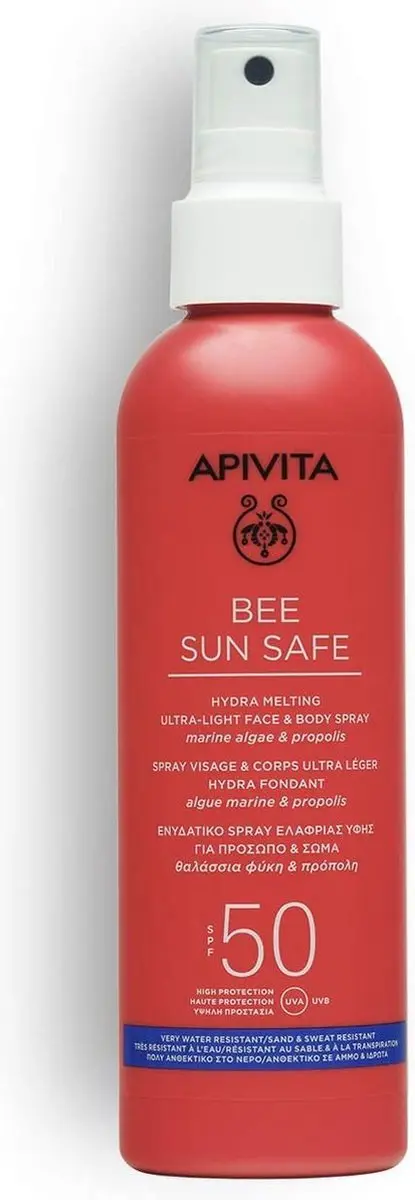 Apivita Ultra-Light Face & Body Spray SPF50 200ml