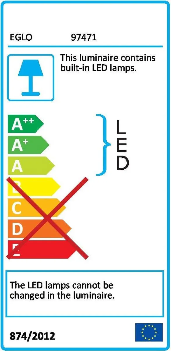 Eglo Faedo 4 Grondverlichting 10W - 11.5cm Zwart