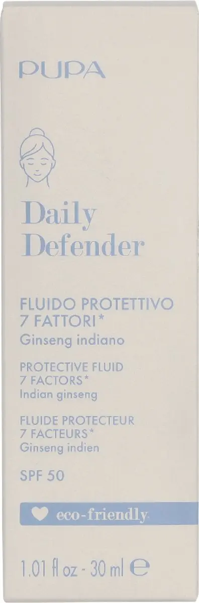 Pupa Milano Daily Defender Dagcrème SPF 50 Transparant 30ml