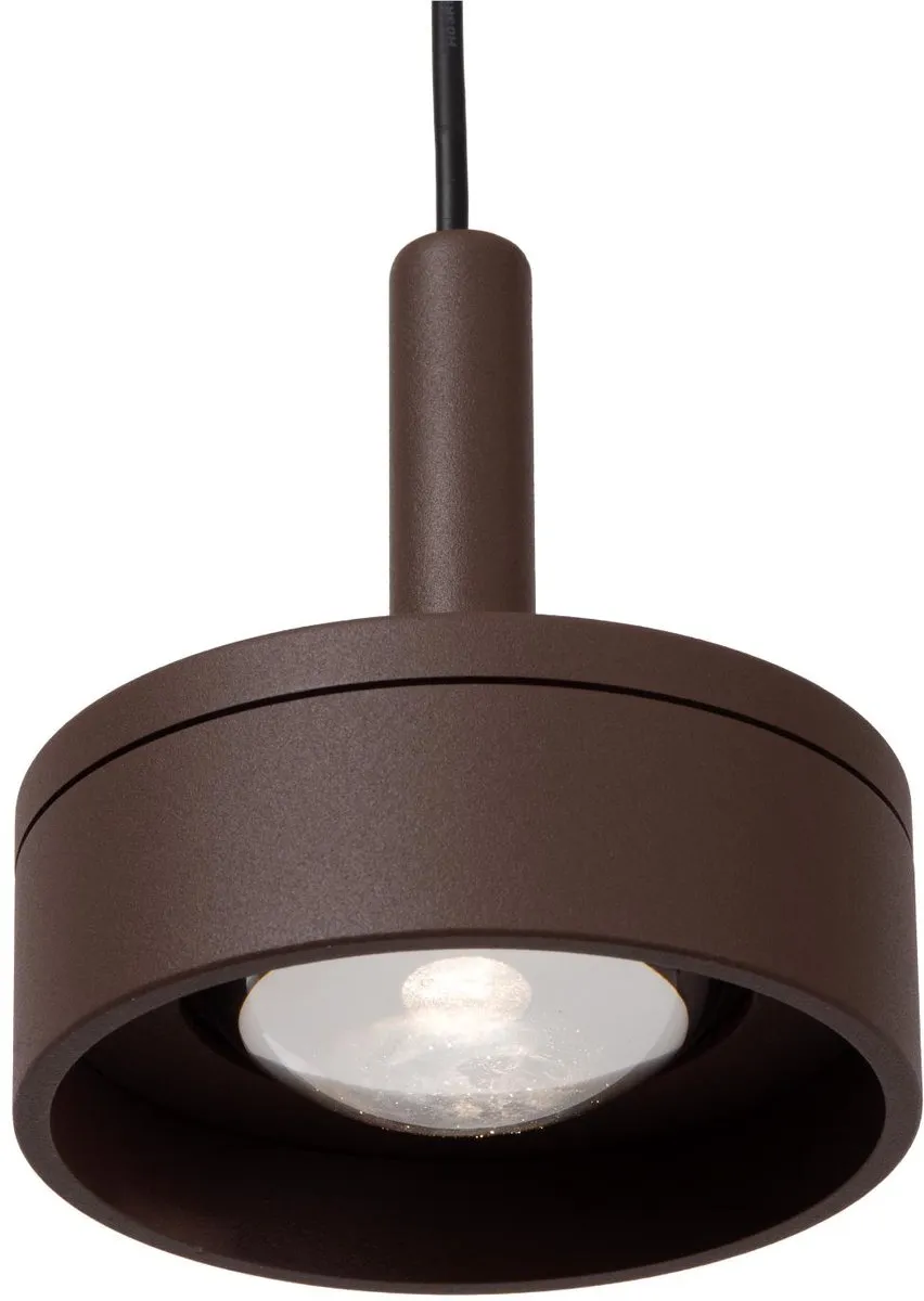 Lucide LENZ Plafondspot Ø11cm - 8W 2700K Roestbruin