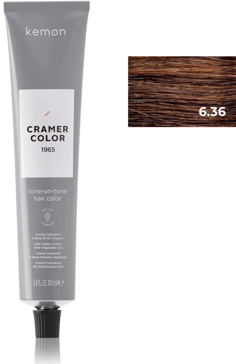 Kemon Cramer Tot 6.36 Dk Gldn Mahogany Bld 100ml Permanent Haarkleuring