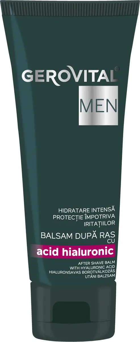 Gerovital MEN Aftershave Balsem met Hyaluronzuur 100ml