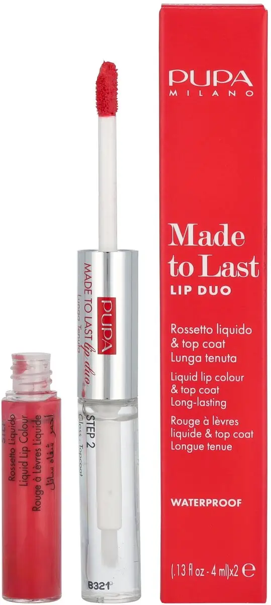 Pupa Made To Last Lip Duo 007 Coral Sunrise - 8ml
