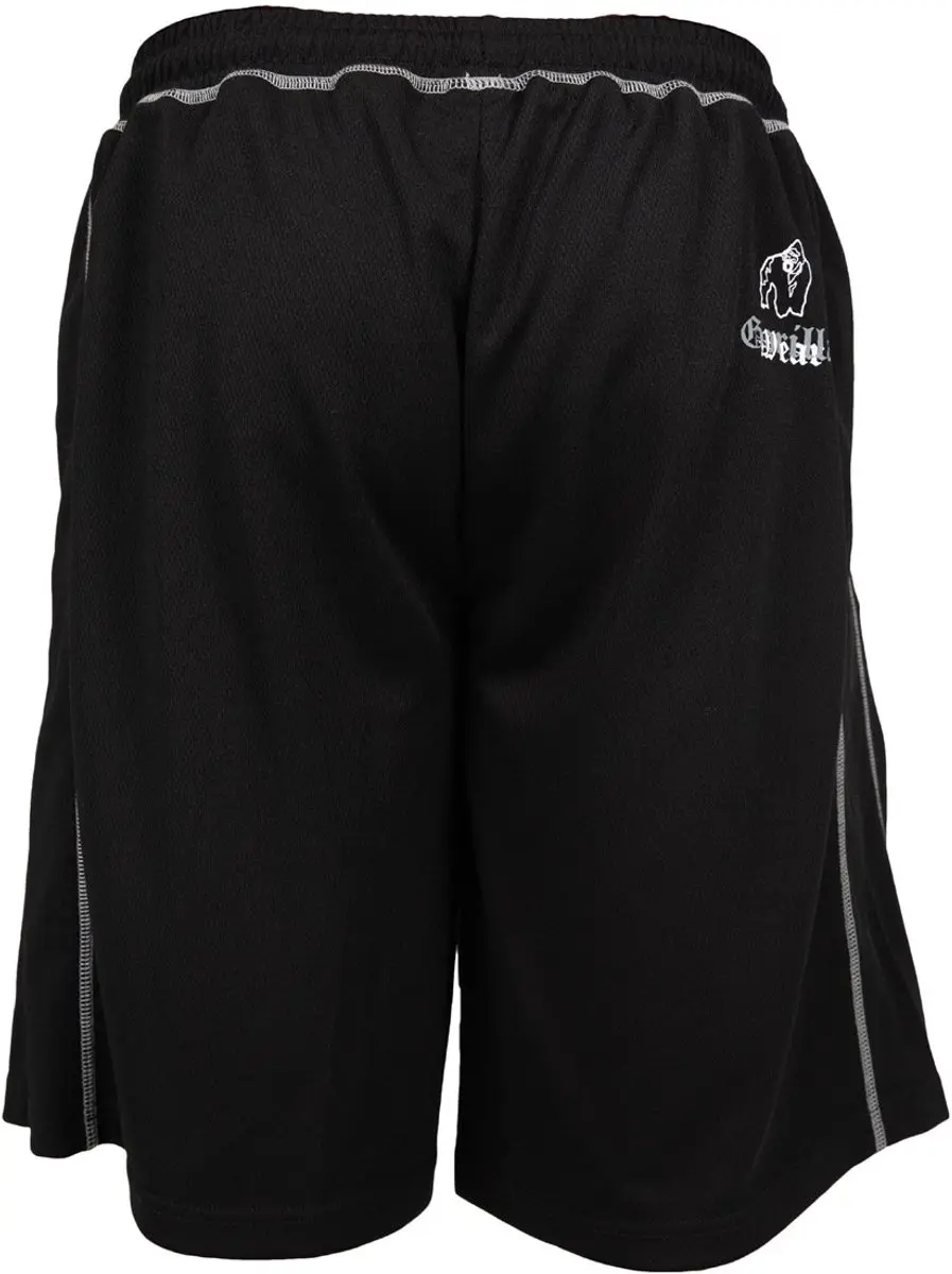 Gorilla Wear Marlow Mesh Shorts Trainingsbroek - Zwart/Grijs