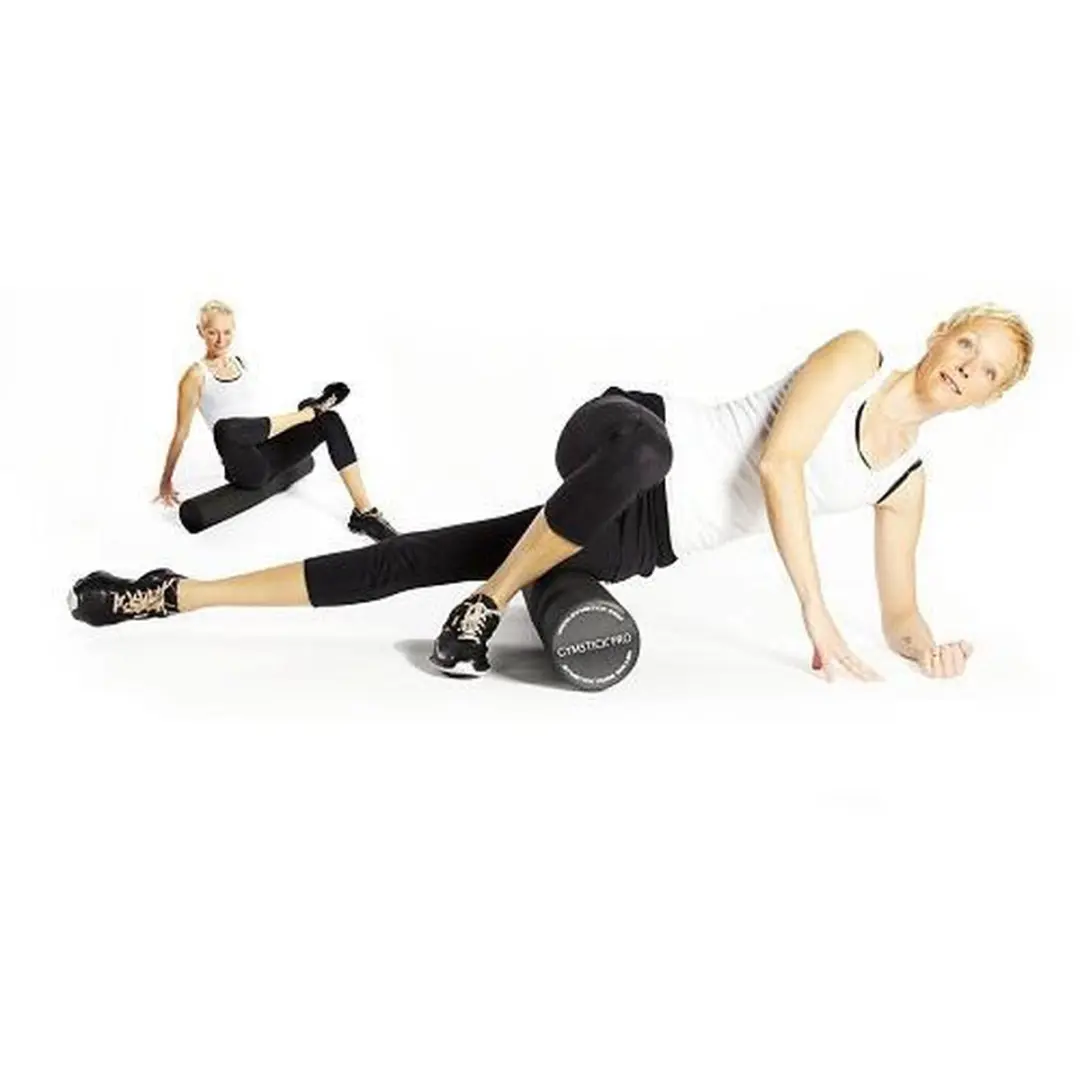 Gymstick Pro Foam Roller 45cm - Triggerpoint - Zwart