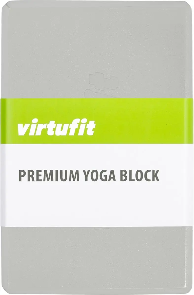 VirtuFit Premium Yoga Blok - Grijs