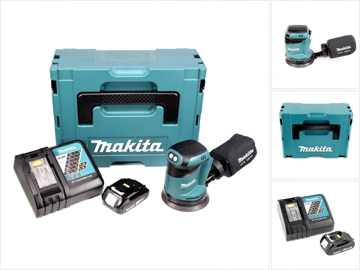 Makita DBO180Y1J-D Excentrische Schuurmachine 125mm