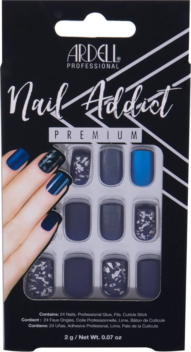 Ardell Nail Addict Premium Set Matte Blue