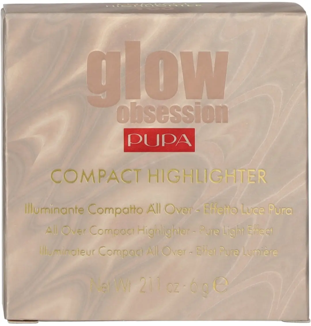Pupa Milano Glow Obsession Highlighter 100 - Goud