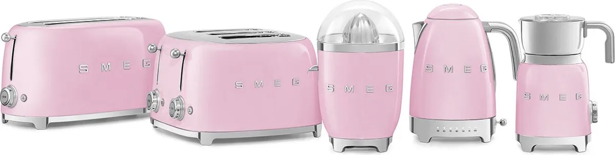 Smeg CJF11PKEU Citruspers - Roze - 70W