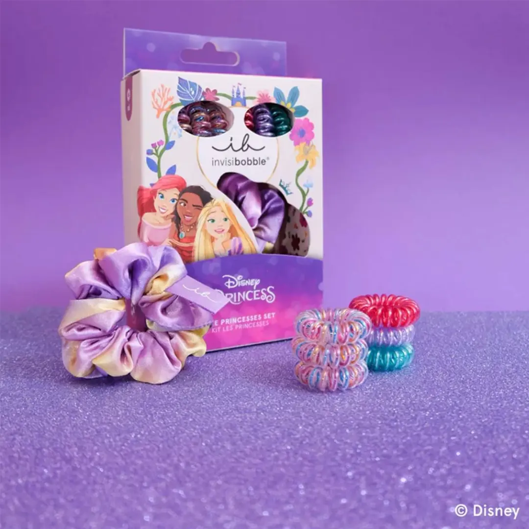 Invisibobble Kids Set Disney De Prinsessen - Zwart
