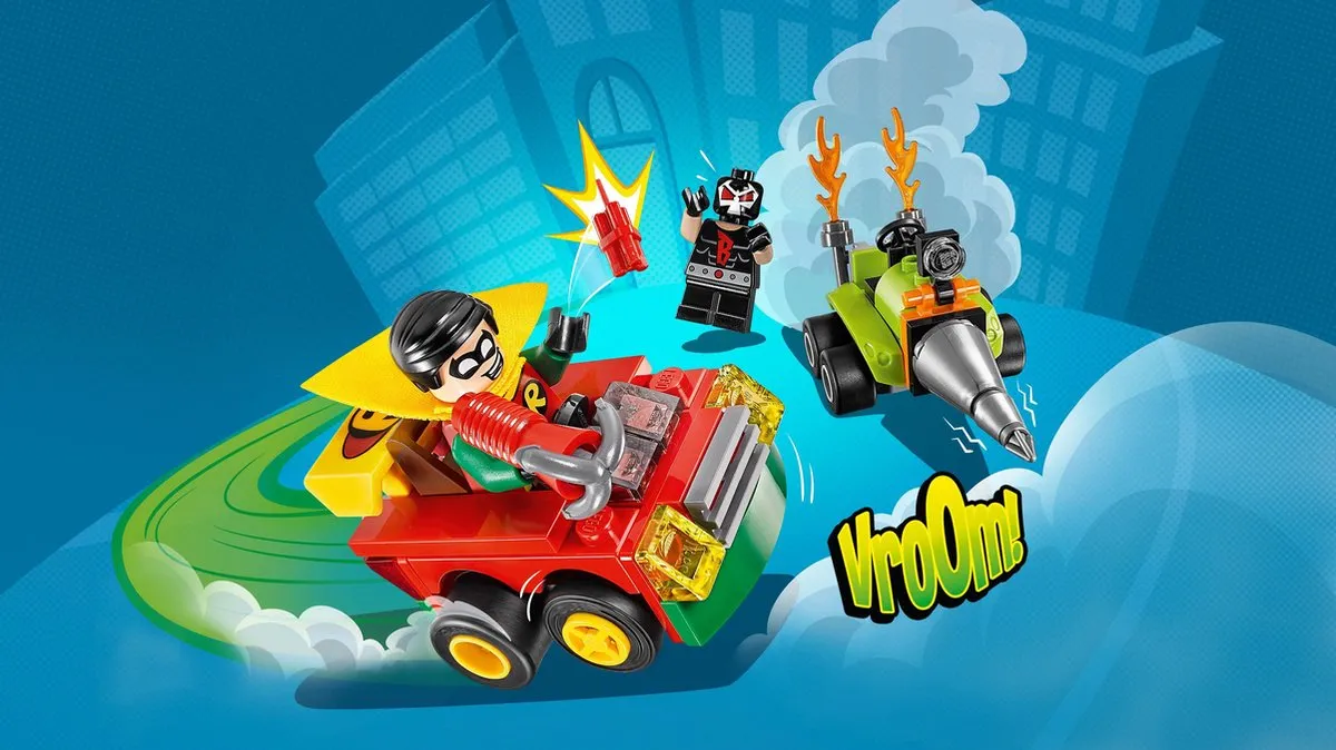 LEGO Super Heroes Mighty Micros Robin vs. Bane 76062 - 77 Stukken