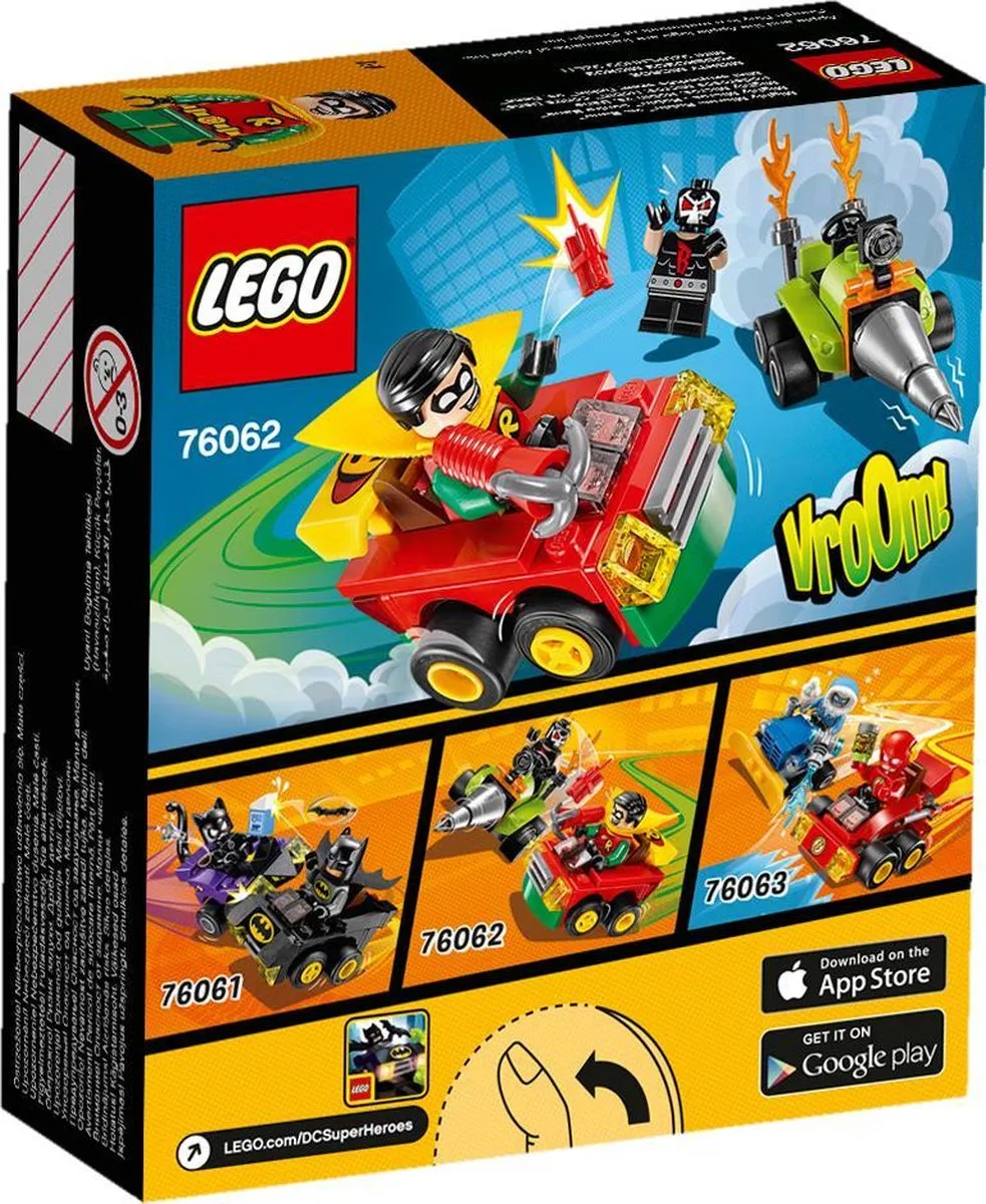 LEGO Super Heroes Mighty Micros Robin vs. Bane 76062 - 77 Stukken