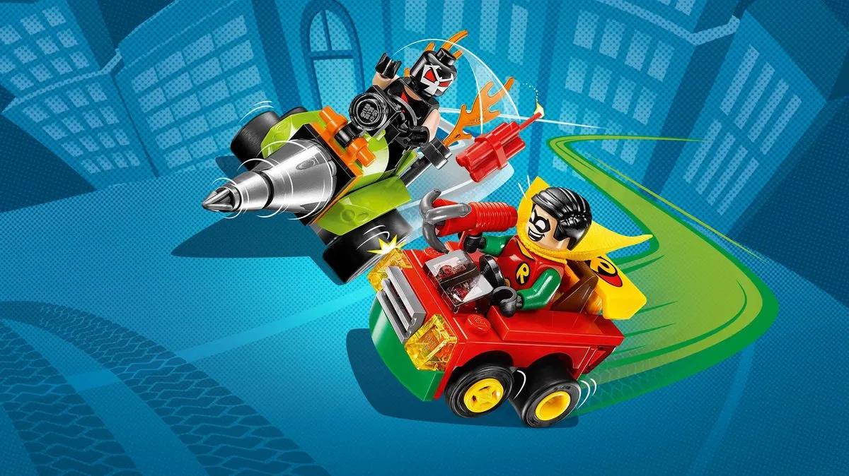 LEGO Super Heroes Mighty Micros Robin vs. Bane 76062 - 77 Stukken